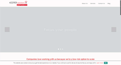 Desktop Screenshot of keepersolutions.com